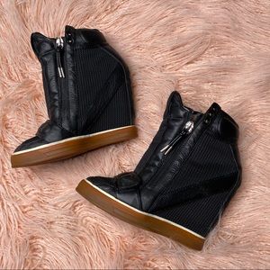 L.A.M.B. Nala Sneaker Wedges
